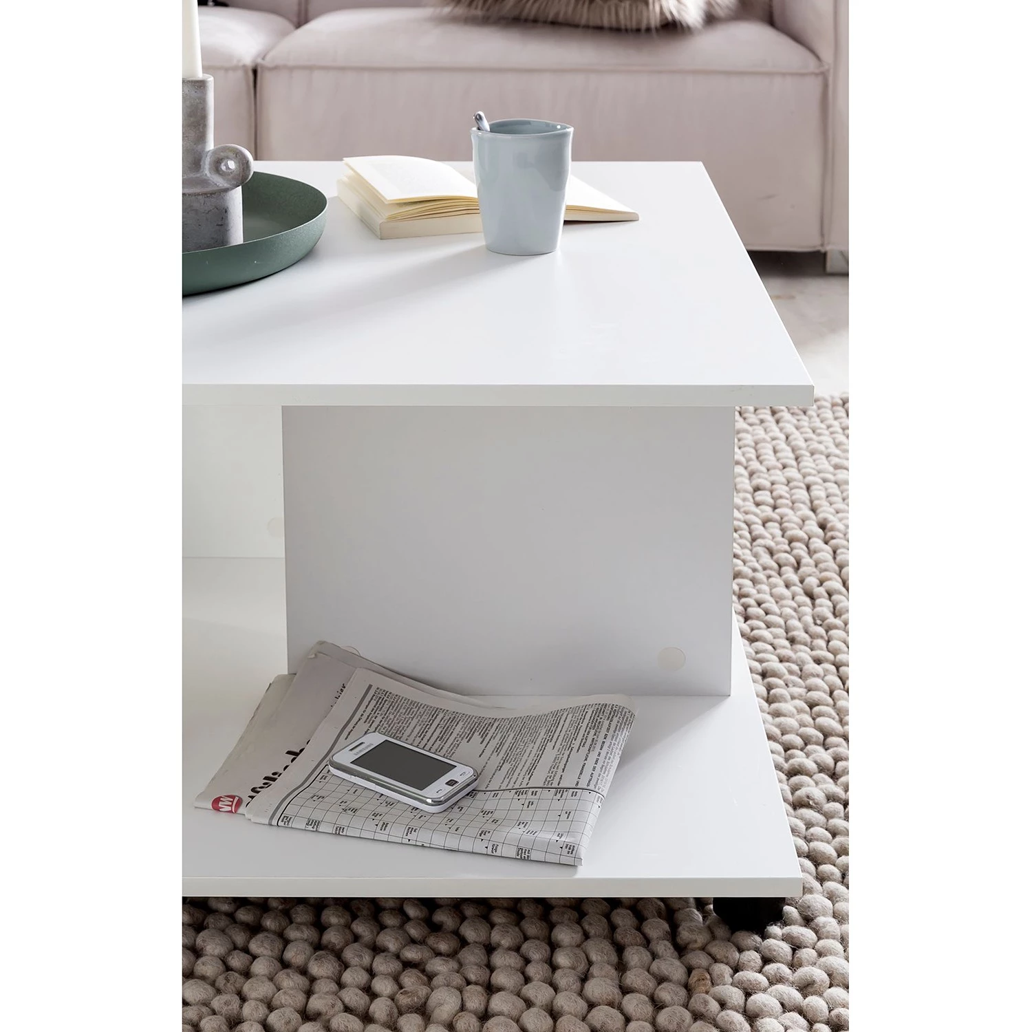 Mooved Table basse Beal IV - Blanc 6 Mooved Table basse Beal IV - Blanc – Image 4