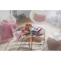 Jack & Alice Table basse Cushina - Verre / métal - Imitation marbre noir / Cuivre 8 Jack & Alice Table basse Cushina - Verre / métal - Imitation marbre noir / Cuivre -Meubles de salon Soldes 1000194307 200108 10062400640 MOOD DETAILS P000000001000194307 mood