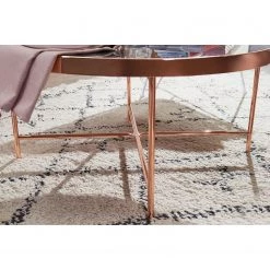 Jack & Alice Table basse Cushina - Verre / métal - Imitation marbre noir / Cuivre 10 Jack & Alice Table basse Cushina - Verre / métal - Imitation marbre noir / Cuivre -Meubles de salon Soldes 1000194307 200108 10062500642 DETAILS P000000001000194307