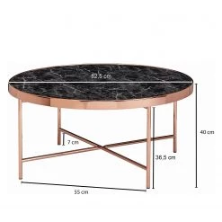 Jack & Alice Table basse Cushina - Verre / métal - Imitation marbre noir / Cuivre 11 Jack & Alice Table basse Cushina - Verre / métal - Imitation marbre noir / Cuivre -Meubles de salon Soldes 1000194307 200108 10062500643 SKETCH DETAILS P000000001000194307 sketch