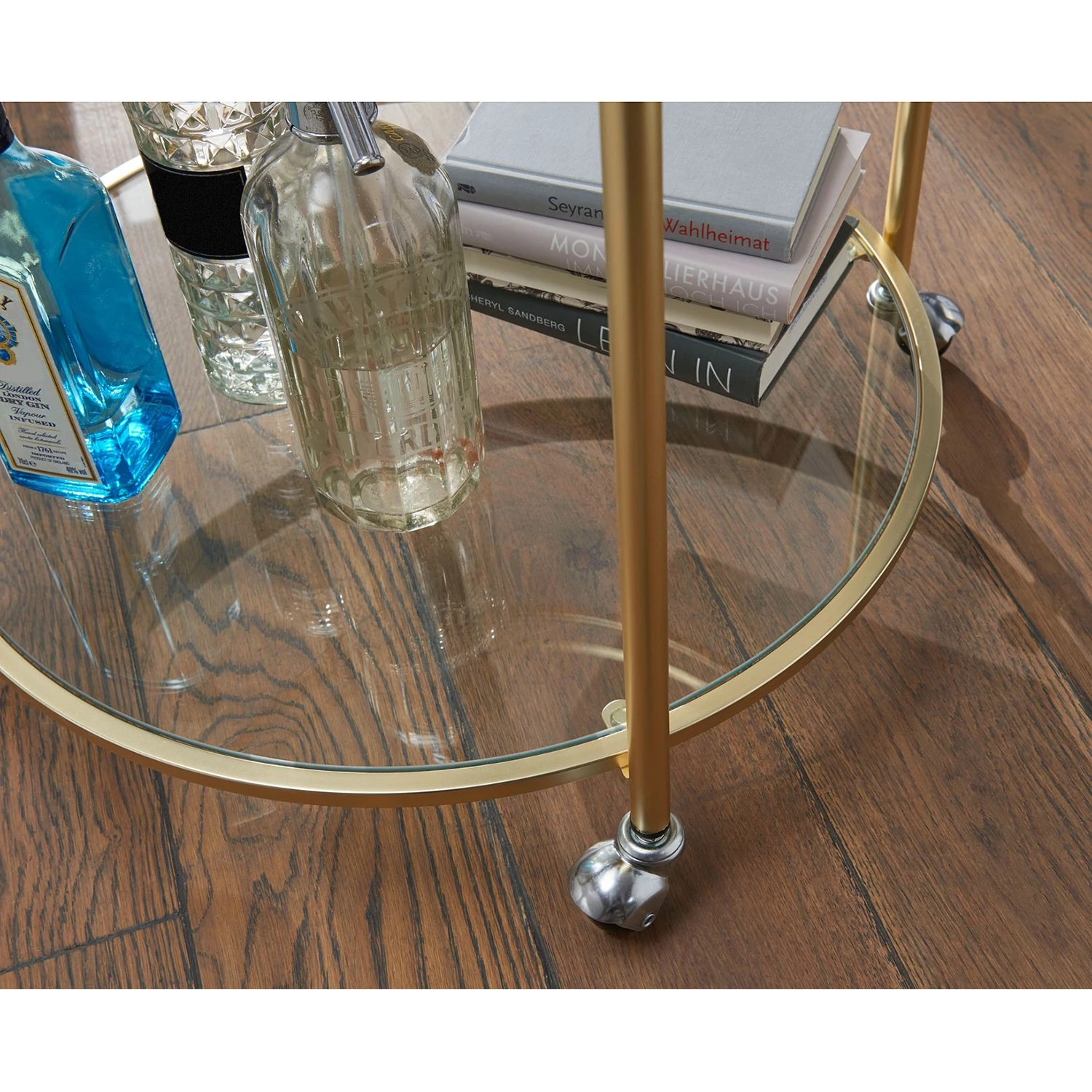 Jack & Alice Desserte Achill - Verre / Métal - Doré 8 Jack & Alice Desserte Achill - Verre / Métal - Doré – Image 6