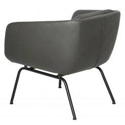 Fredriks Fauteuil Monfort - Cuir véritable - Gris foncé -Meubles de salon Soldes 1000194421 191209 15562400892 DETAILS P000000001000194421