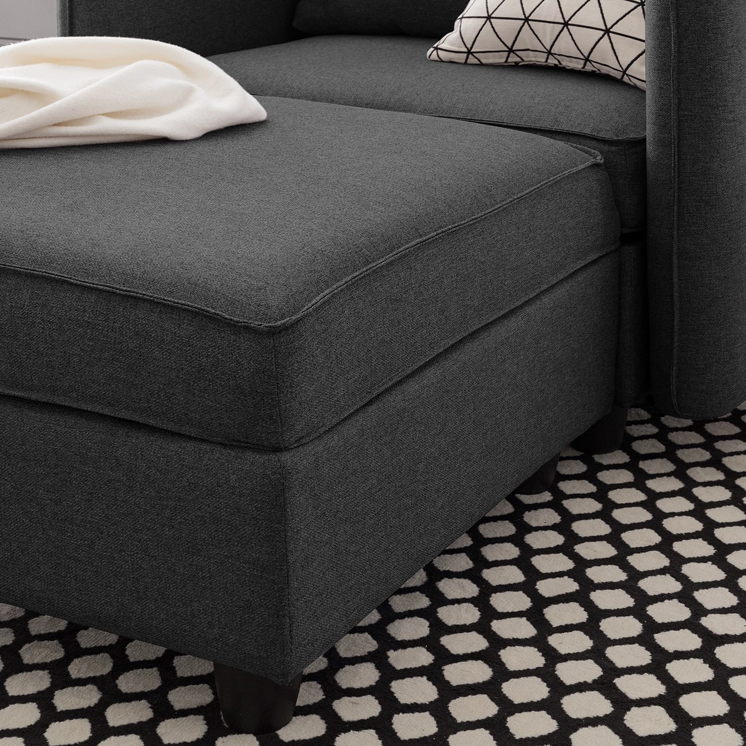 Fredriks Loveuse Lavara - Tissu - Gris foncé 16 Fredriks Loveuse Lavara - Tissu - Gris foncé – Image 14