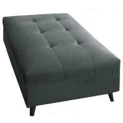 Fredriks Canapé d’angle Pruno I - Tissage à plat - Anthracite - Méridienne longue à droite (vue de face) -Meubles de salon Soldes 1000194603 220803 040 DETAILS P000000001000194603