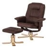 Modoform Fauteuil de relaxation Canillo II - Avec repose-pieds - Microfibre - Marron 2 Modoform Fauteuil de relaxation Canillo II - Avec repose-pieds - Microfibre - Marron -Meubles de salon Soldes 1000195959 200127 09575600007 IMAGE P000000001000195959