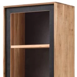 Ars Natura Étagère Weldon - Acacia massif / Placage en pierre / Acacia / Noir -Meubles de salon Soldes 1000196169 200708 11391700004 DETAILS P000000001000196169