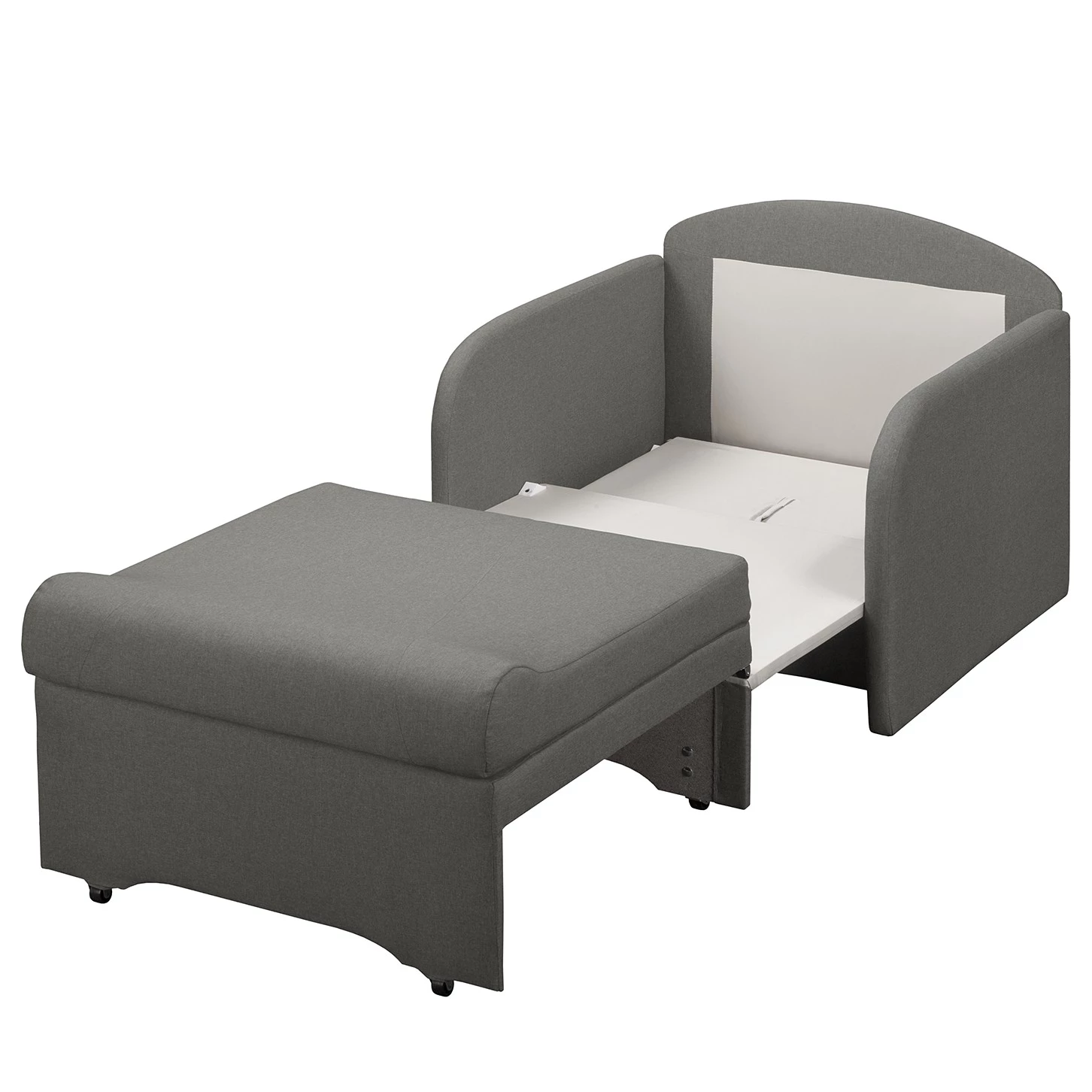 Fredriks Fauteuill convertible Disley II - Tissu - Gris - Avec accoudoirs 6 Fredriks Fauteuill convertible Disley II - Tissu - Gris - Avec accoudoirs – Image 4