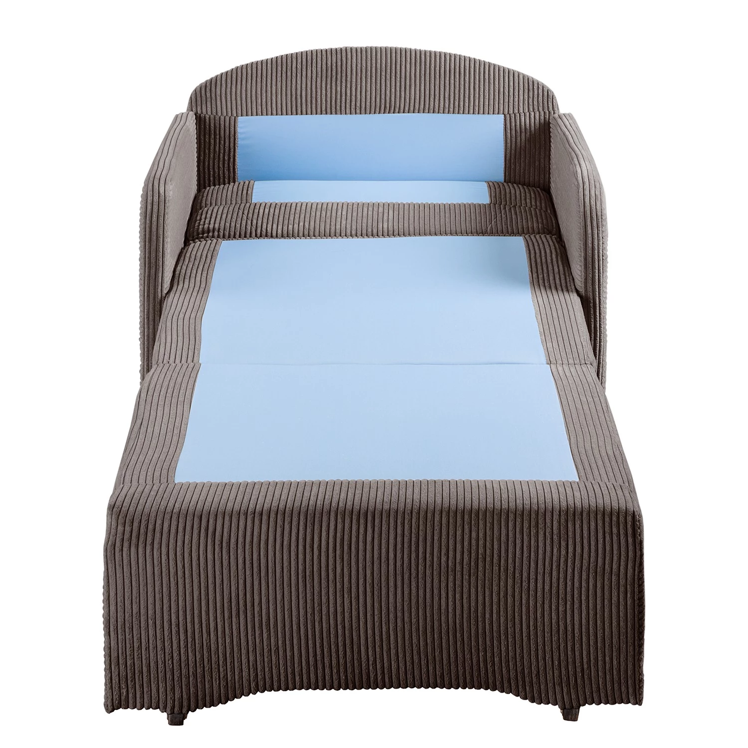 Fredriks Fauteuill convertible Disley IV - Tissu - Expresso - Avec accoudoirs 5 Fredriks Fauteuill convertible Disley IV - Tissu - Expresso - Avec accoudoirs – Image 3