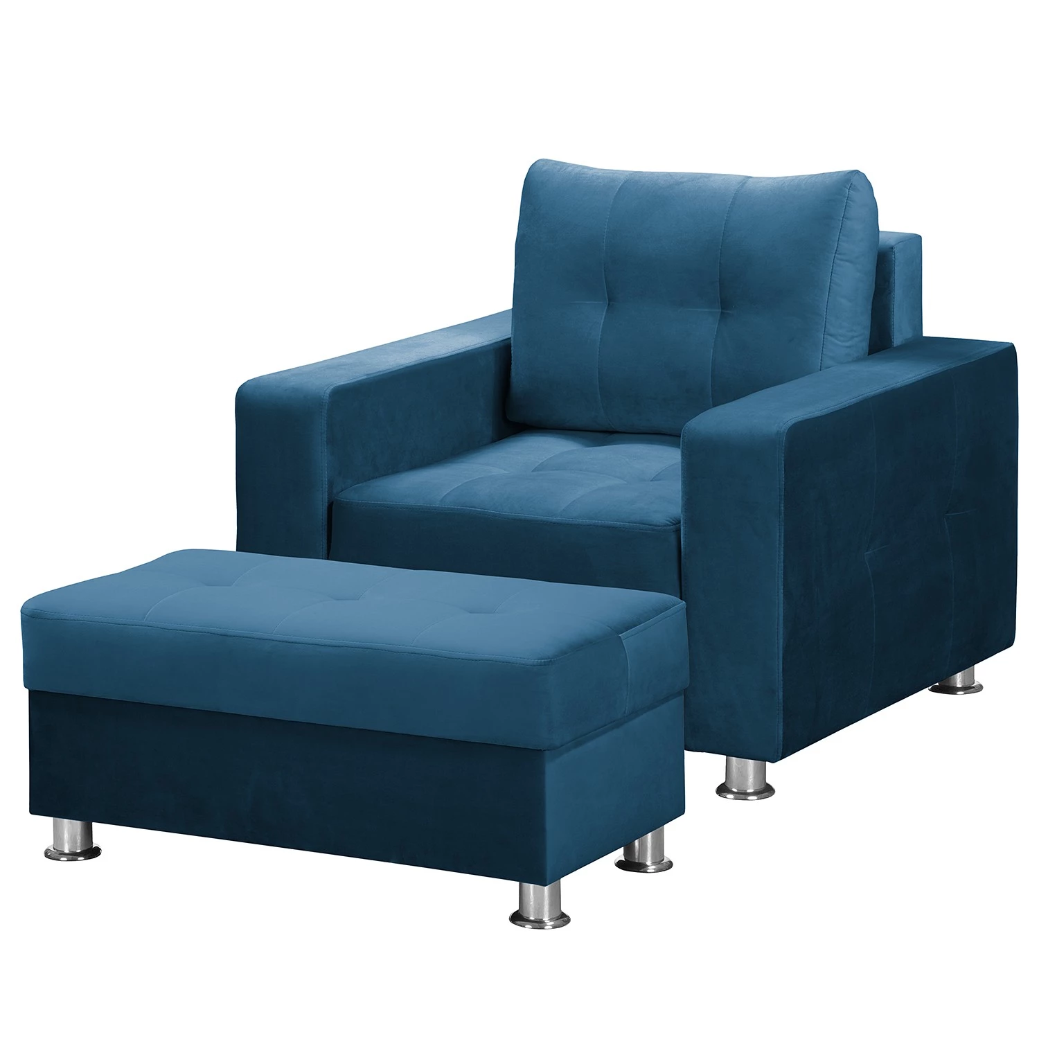 Fredriks Fauteuil Upwell II - Microfibre - Bleu marine - Avec repose-pieds 3 Fredriks Fauteuil Upwell II - Microfibre - Bleu marine - Avec repose-pieds