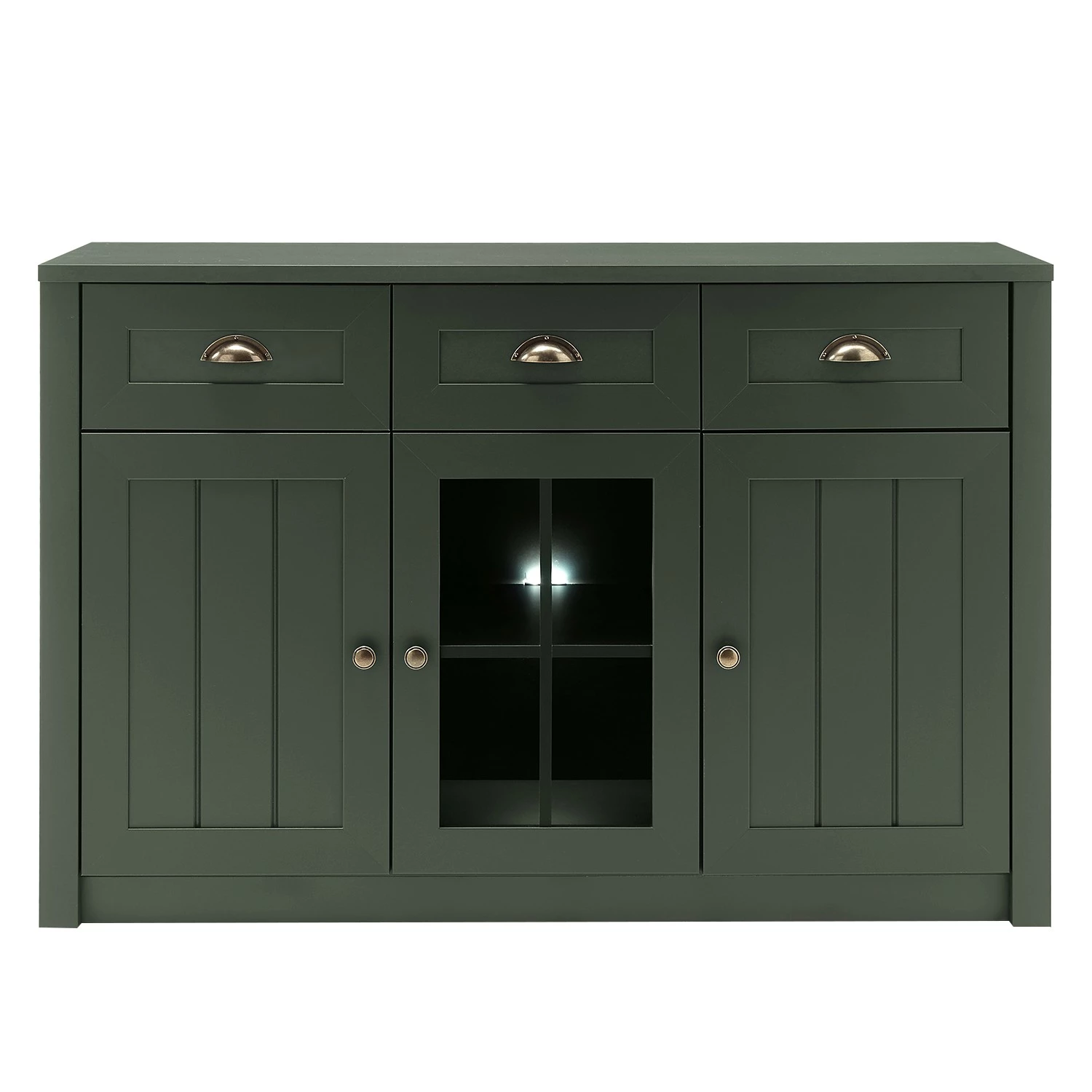 Ridgevalley Buffet Beauville II - Vert mousse / Doré 8 Ridgevalley Buffet Beauville II - Vert mousse / Doré – Image 6