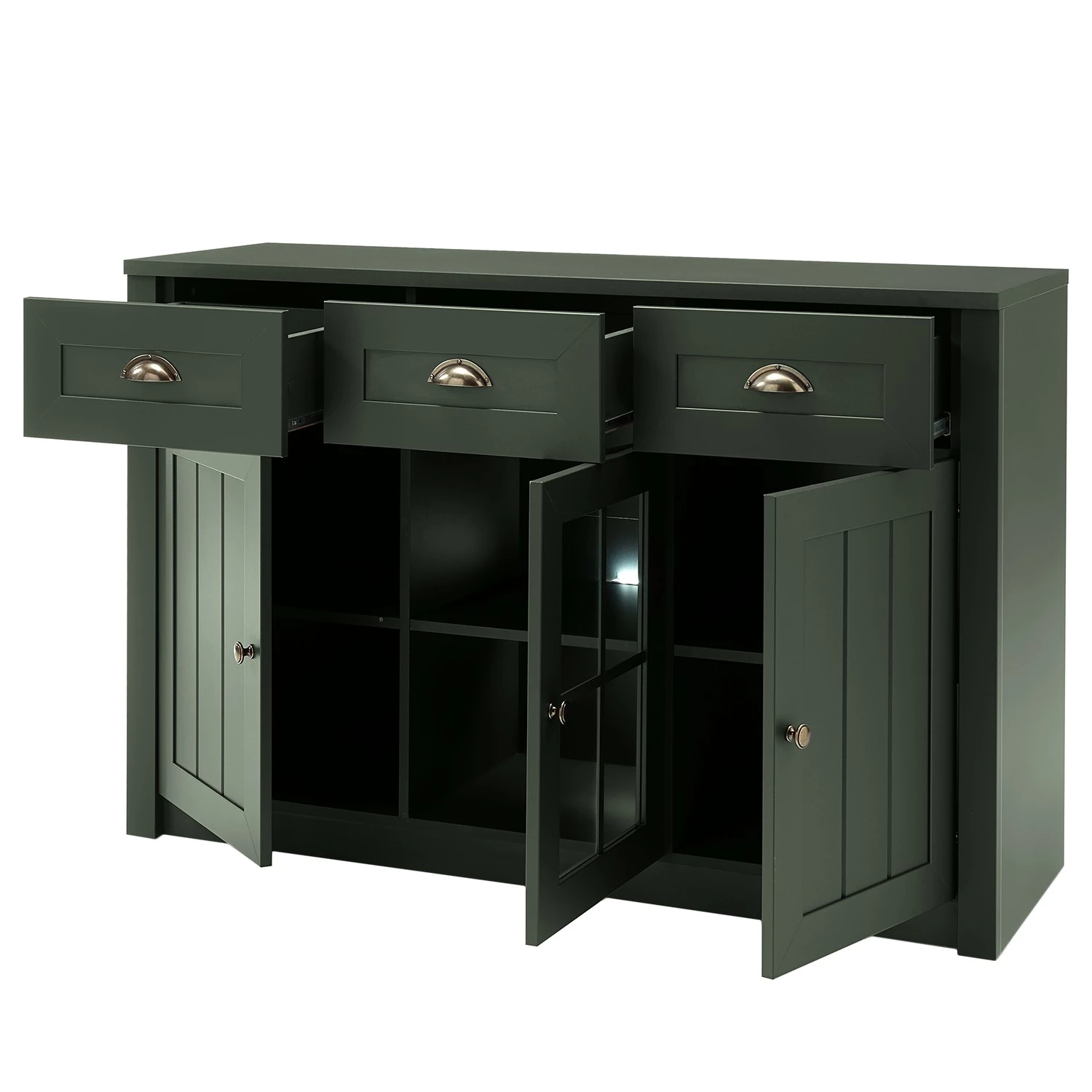 Ridgevalley Buffet Beauville II - Vert mousse / Doré 9 Ridgevalley Buffet Beauville II - Vert mousse / Doré – Image 7