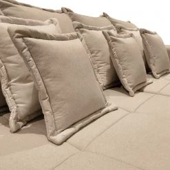 Maison Belfort Grand Canapé Breval - Microfibre - Cappuccino -Meubles de salon Soldes 1000197081 200120 17460300112 DETAILS P000000001000197081