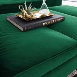 Studio Copenhagen Repose-pieds Madison - Velours Shyla: Vert foncé 15 Studio Copenhagen Repose-pieds Madison - Velours Shyla: Vert foncé -Meubles de salon Soldes 1000198193 191219 09590600007 DETAILS P000000001000198193