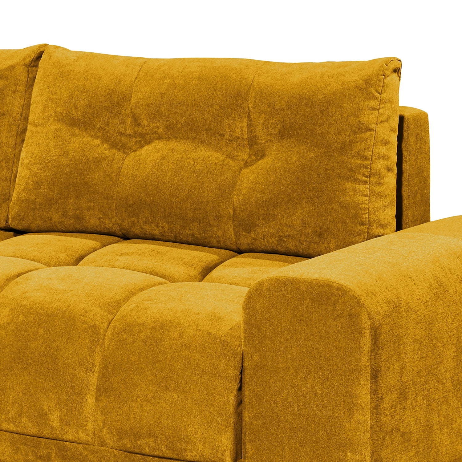 Fredriks Canapé d’angle Mimet - Microfibre Ranu: Jaune moutarde 9 Fredriks Canapé d’angle Mimet - Microfibre Ranu: Jaune moutarde – Image 7