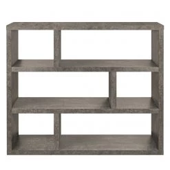 Temahome Étagère Dublin - Imitation béton - Imitation béton - Hauteur : 105 cm -Meubles de salon Soldes 1000198861 191209 09462700016 DETAILS P000000001000198861