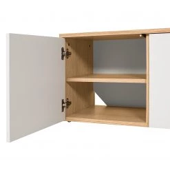 Temahome Meuble TV Albi - Placage en bois véritable - Chêne / Blanc -Meubles de salon Soldes 1000198887 191209 09465100248 DETAILS P000000001000198887