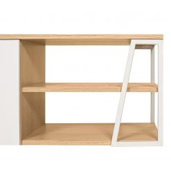 Temahome Meuble TV Albi - Placage en bois véritable - Chêne / Blanc -Meubles de salon Soldes 1000198887 191209 09465100249 DETAILS P000000001000198887