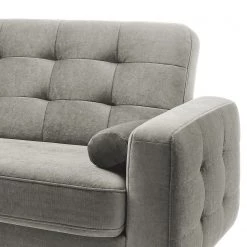 Mørteens Canapé convertible Oravi - Velours - Platine -Meubles de salon Soldes 1000199750 200225 14060600028 DETAILS P000000001000199750