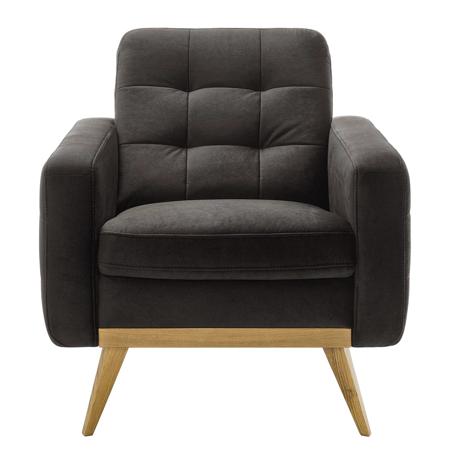 Mørteens Fauteuil Oravi - Velours - Marron foncé 6 Mørteens Fauteuil Oravi - Velours - Marron foncé – Image 4