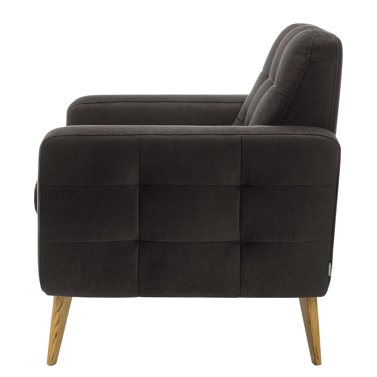 Mørteens Fauteuil Oravi - Velours - Marron foncé 7 Mørteens Fauteuil Oravi - Velours - Marron foncé – Image 5