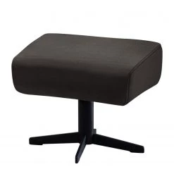 Fredriks Repose-pieds Lehi - Velours - Marron foncé