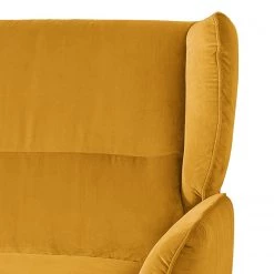 Fredriks Fauteuil Lehi - Velours - Jaune moutarde - Sans fonction - Avec repose-pieds -Meubles de salon Soldes 1000199858 200225 14063000890 DETAILS P000000001000199858