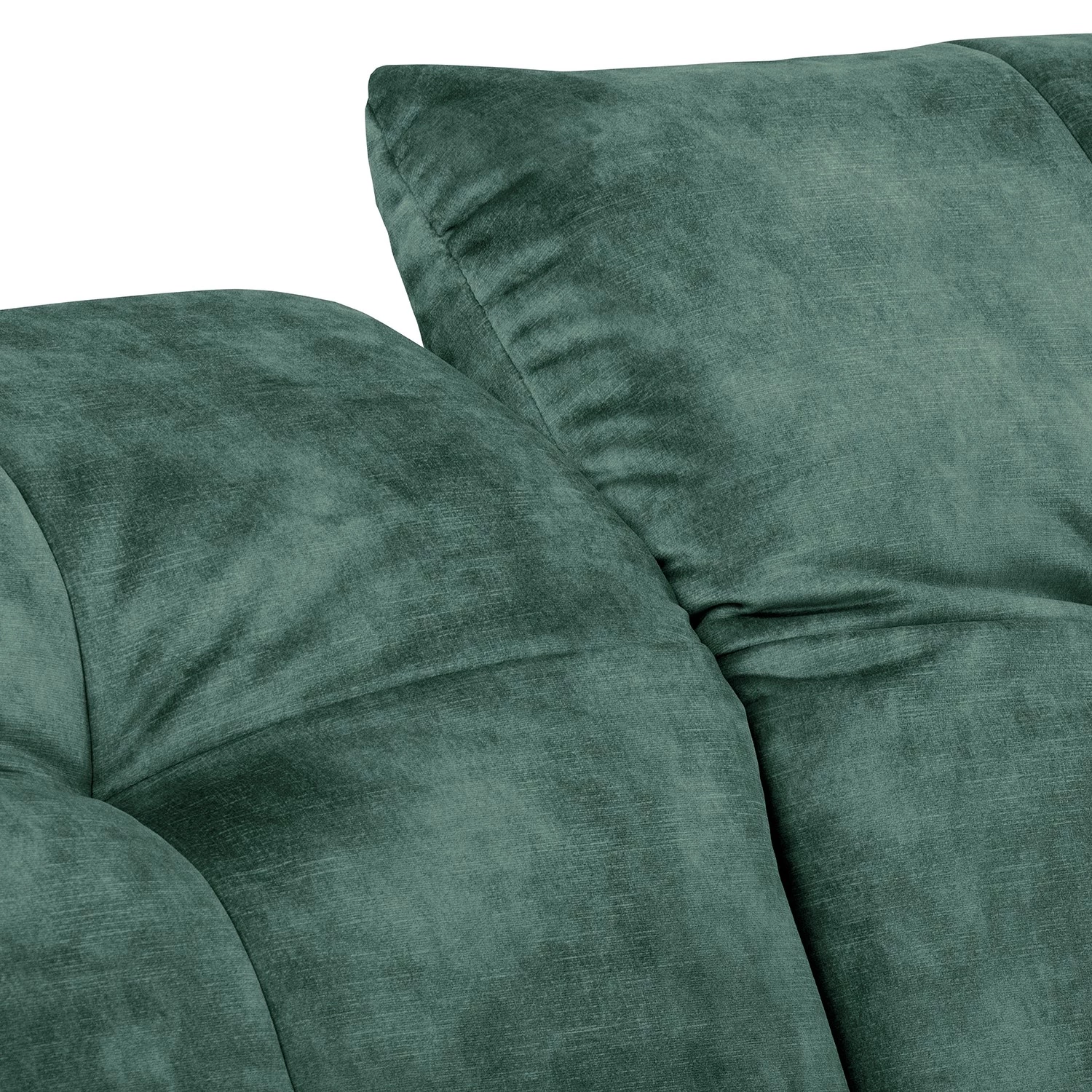 Fredriks Canapé d‘angle Atmore - Microfibre - Vert océan - Méridienne courte à droite (vue de face) 9 Fredriks Canapé d‘angle Atmore - Microfibre - Vert océan - Méridienne courte à droite (vue de face) – Image 7