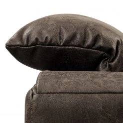 Fredriks Canapé d‘angle Basin II - Imitation cuir - Marron foncé - Méridienne courte à droite (vue de face) 18 Fredriks Canapé d‘angle Basin II - Imitation cuir - Marron foncé - Méridienne courte à droite (vue de face) -Meubles de salon Soldes 1000199980 200410 12365300004 DETAILS P000000001000199980