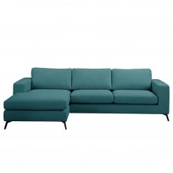 Fredriks Canapé d‘angle Denny II - Tissu - Bleu pétrole - Méridienne courte à gauche (vue de face) 20 Fredriks Canapé d‘angle Denny II - Tissu - Bleu pétrole - Méridienne courte à gauche (vue de face) -Meubles de salon Soldes 1000200013 200205 11531000367 DETAILS P000000001000200013