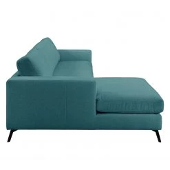 Fredriks Canapé d‘angle Denny II - Tissu - Bleu pétrole - Méridienne courte à gauche (vue de face) 21 Fredriks Canapé d‘angle Denny II - Tissu - Bleu pétrole - Méridienne courte à gauche (vue de face) -Meubles de salon Soldes 1000200013 200205 11531000368 DETAILS P000000001000200013