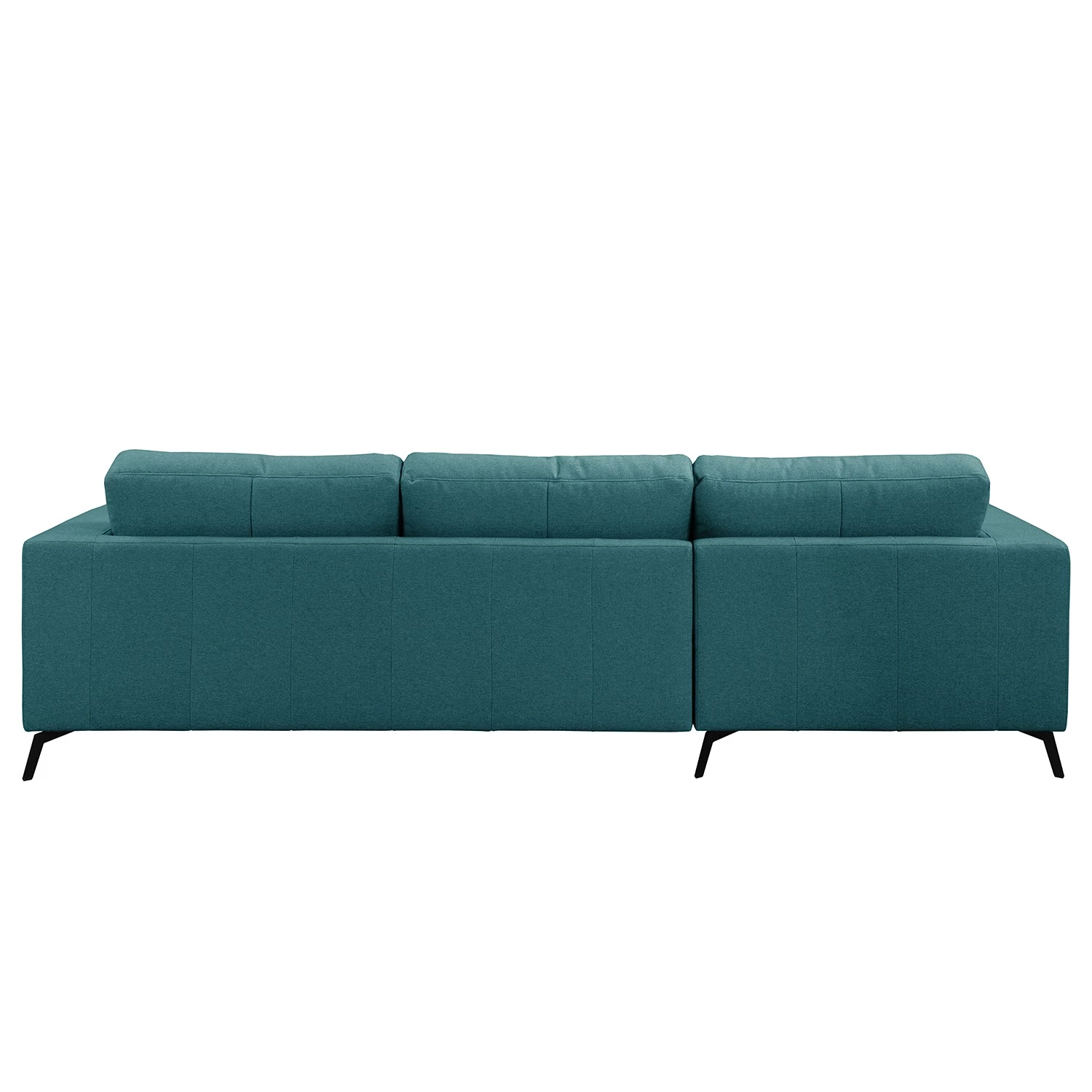 Fredriks Canapé d‘angle Denny II - Tissu - Bleu pétrole - Méridienne courte à gauche (vue de face) 8 Fredriks Canapé d‘angle Denny II - Tissu - Bleu pétrole - Méridienne courte à gauche (vue de face) – Image 6