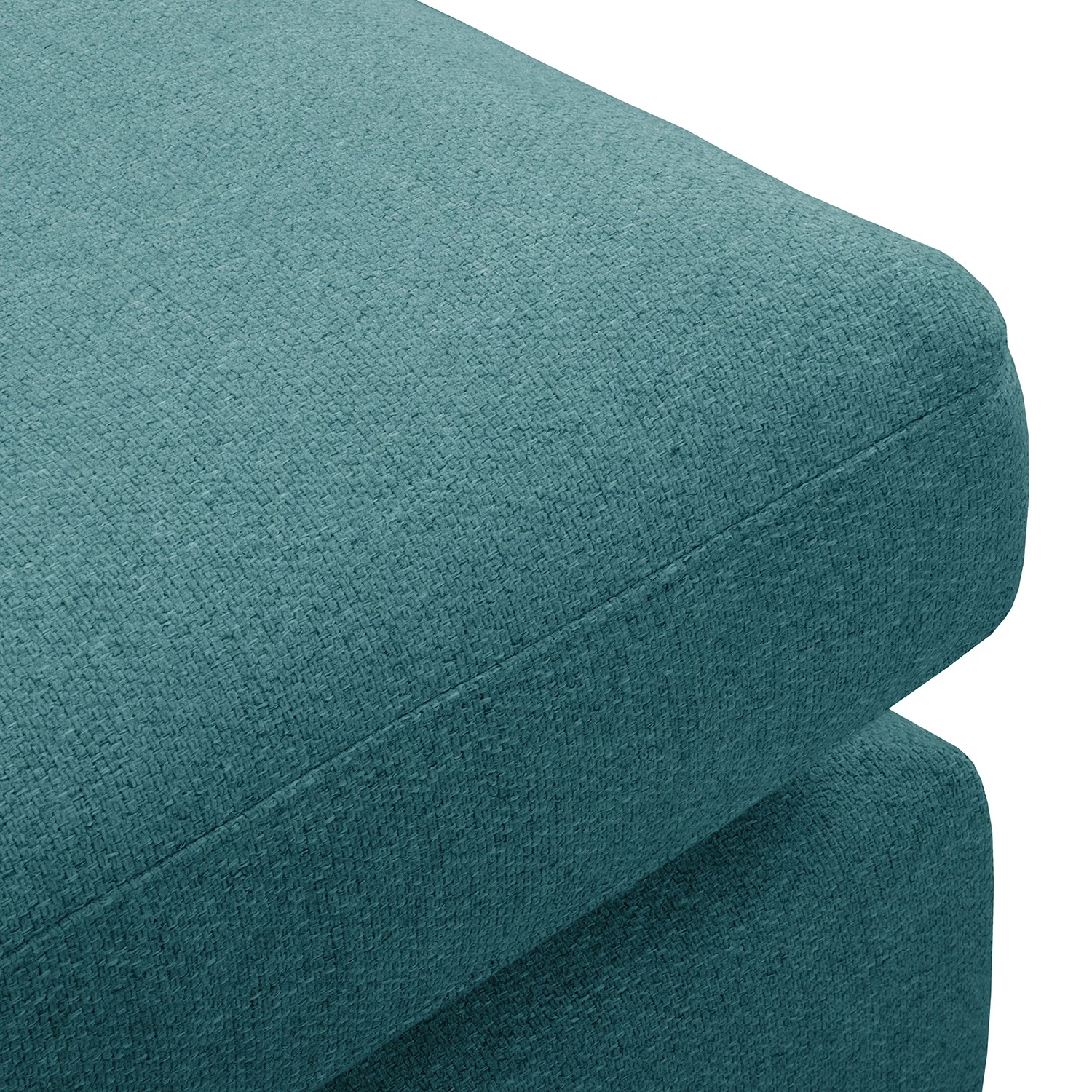 Fredriks Canapé d‘angle Denny II - Tissu - Bleu pétrole - Méridienne courte à gauche (vue de face) 13 Fredriks Canapé d‘angle Denny II - Tissu - Bleu pétrole - Méridienne courte à gauche (vue de face) – Image 11