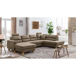 Ars Natura Canapé panoramique Korfi - Microfibre - Limon - Méridienne longue à droite (vue de face) - Avec appui-tête -Meubles de salon Soldes 1000200057 200224 14593100392 MOOD DETAILS P000000001000200057 mood