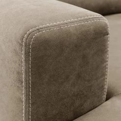 Ars Natura Canapé panoramique Korfi - Microfibre - Limon - Méridienne longue à droite (vue de face) - Avec appui-tête -Meubles de salon Soldes 1000200057 200224 14593100396 DETAILS P000000001000200057