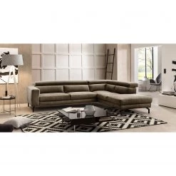 Fredriks Canapé d‘angle Brodi - Microfibre - Limon - Méridienne longue à droite (vue de face) -Meubles de salon Soldes 1000200076 200224 14594200575 MOOD DETAILS P000000001000200076 mood