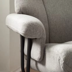 Modoform Fauteuil relax Barking - Tissé à plat / Platine -Meubles de salon Soldes 1000200101 200731 06172400011 DETAILS P000000001000200101