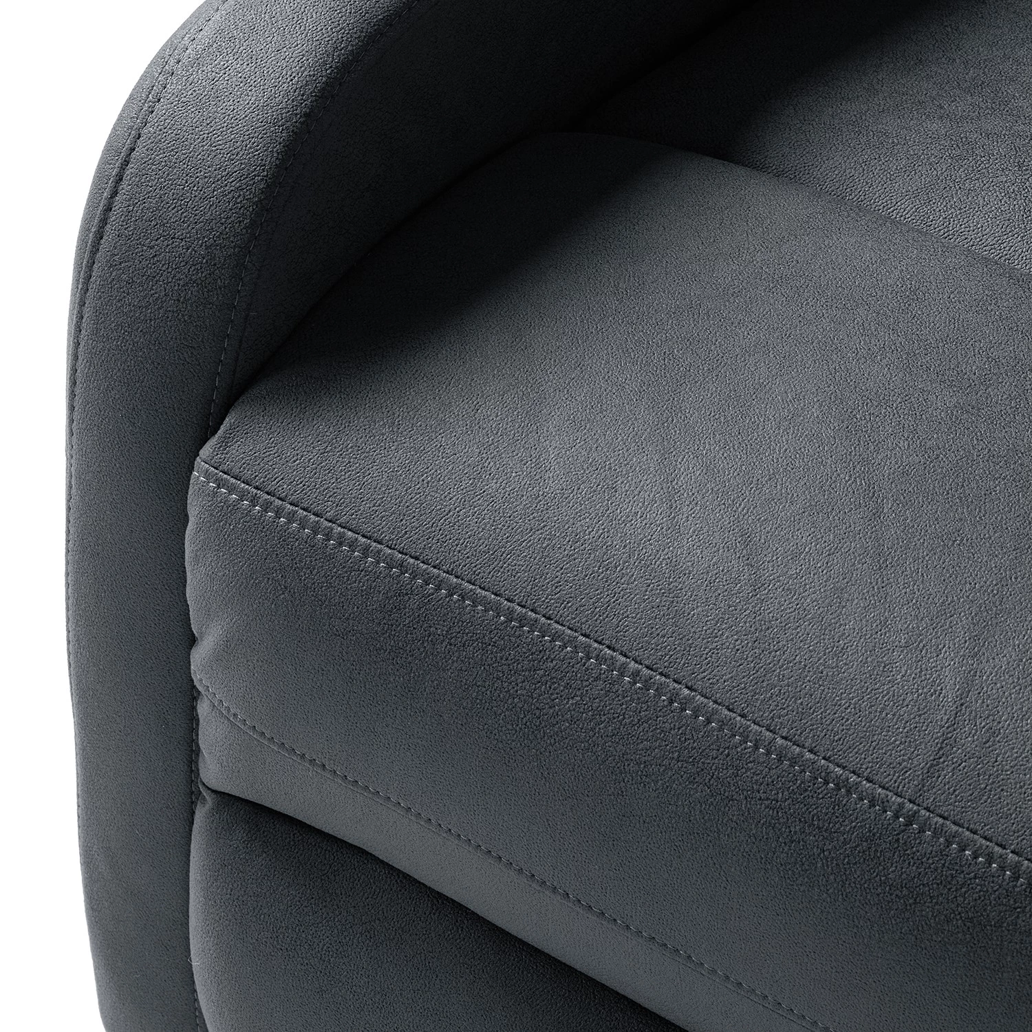 Modoform Fauteuil relax Bartlett - Microfibre - Gris 20 Modoform Fauteuil relax Bartlett - Microfibre - Gris – Image 18