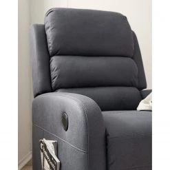 Modoform Fauteuil relax Bartlett - Microfibre - Gris 35 Modoform Fauteuil relax Bartlett - Microfibre - Gris -Meubles de salon Soldes 1000200112 200731 14210600011 DETAILS P000000001000200112