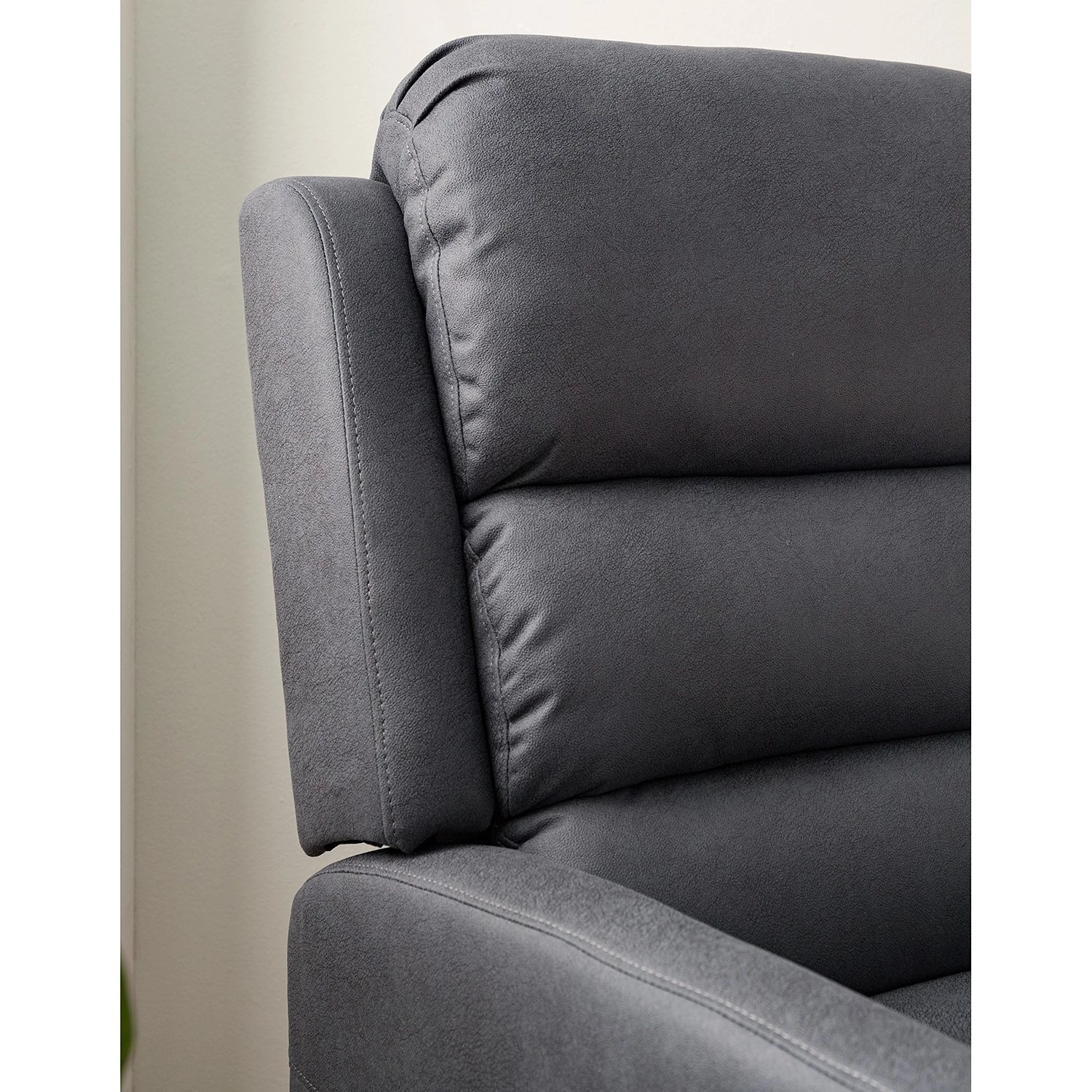 Modoform Fauteuil relax Bartlett - Microfibre - Gris 15 Modoform Fauteuil relax Bartlett - Microfibre - Gris – Image 13