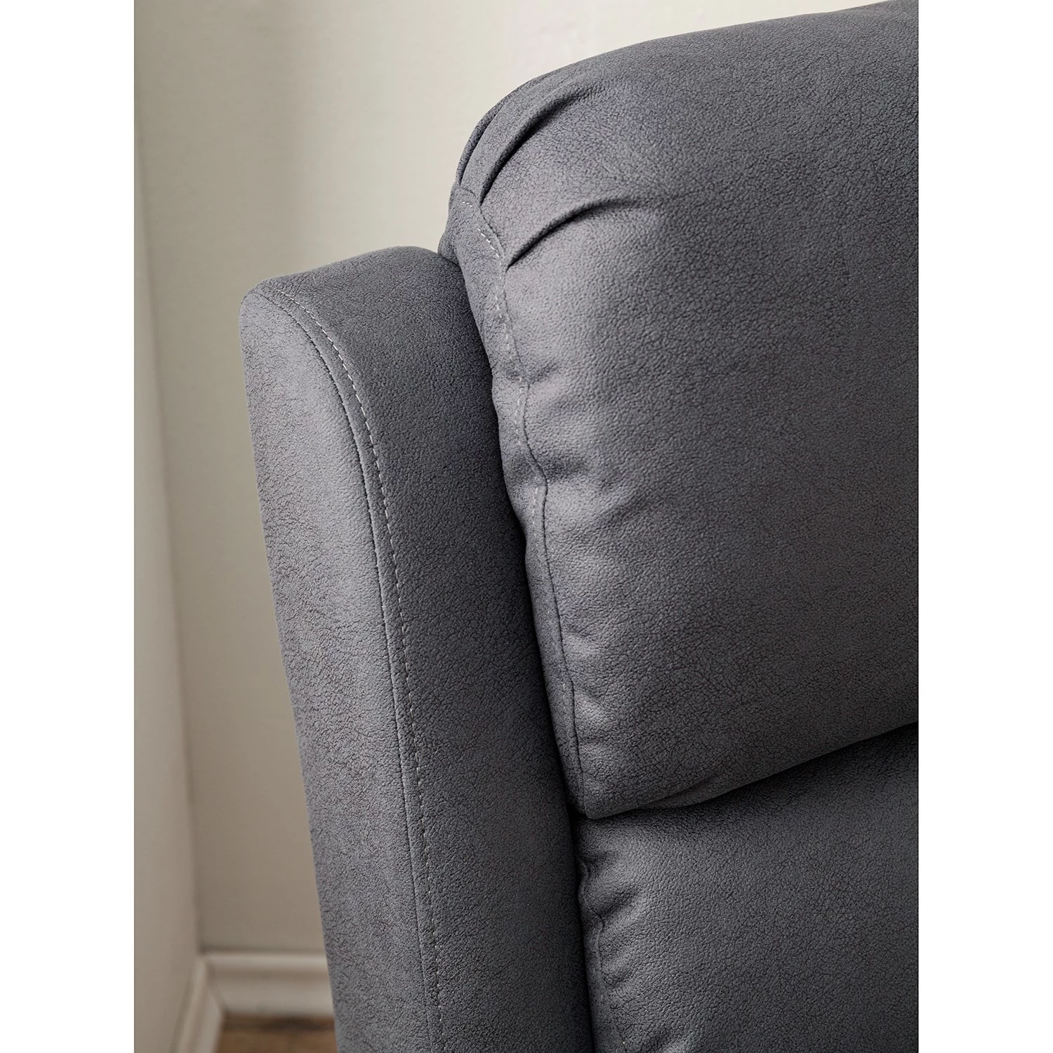 Modoform Fauteuil relax Bartlett - Microfibre - Gris 16 Modoform Fauteuil relax Bartlett - Microfibre - Gris – Image 14