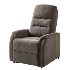 Modoform Fauteuil TV Coroma - Microfibre - Gris foncé