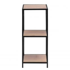 Red Living Étagère Coogee IX - Imitation chêne sauvage / Noir - Hauteur : 83 cm -Meubles de salon Soldes 1000200145 200205 06092200041 DETAILS P000000001000200145