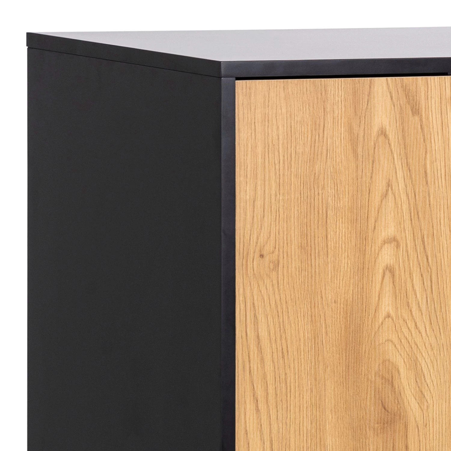 Red Living Buffet haut Coogee II - Imitation chêne sauvage / Noir 9 Red Living Buffet haut Coogee II - Imitation chêne sauvage / Noir – Image 7