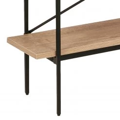 Norrwood Étagère Alsace - Imitation chêne sauvage / Noir -Meubles de salon Soldes 1000200167 200205 06092500142 DETAILS P000000001000200167