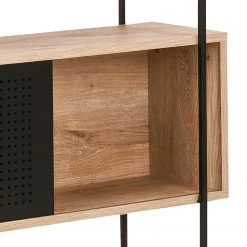 Norrwood Étagère Alsace - Imitation chêne sauvage / Noir -Meubles de salon Soldes 1000200167 200205 06092500144 DETAILS P000000001000200167