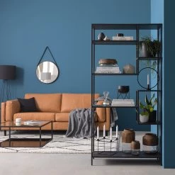 Fredriks Étagère Meon IV - Chêne gris -Meubles de salon Soldes 1000201075 201120 14481200002 MOOD DETAILS P000000001000201075 mood