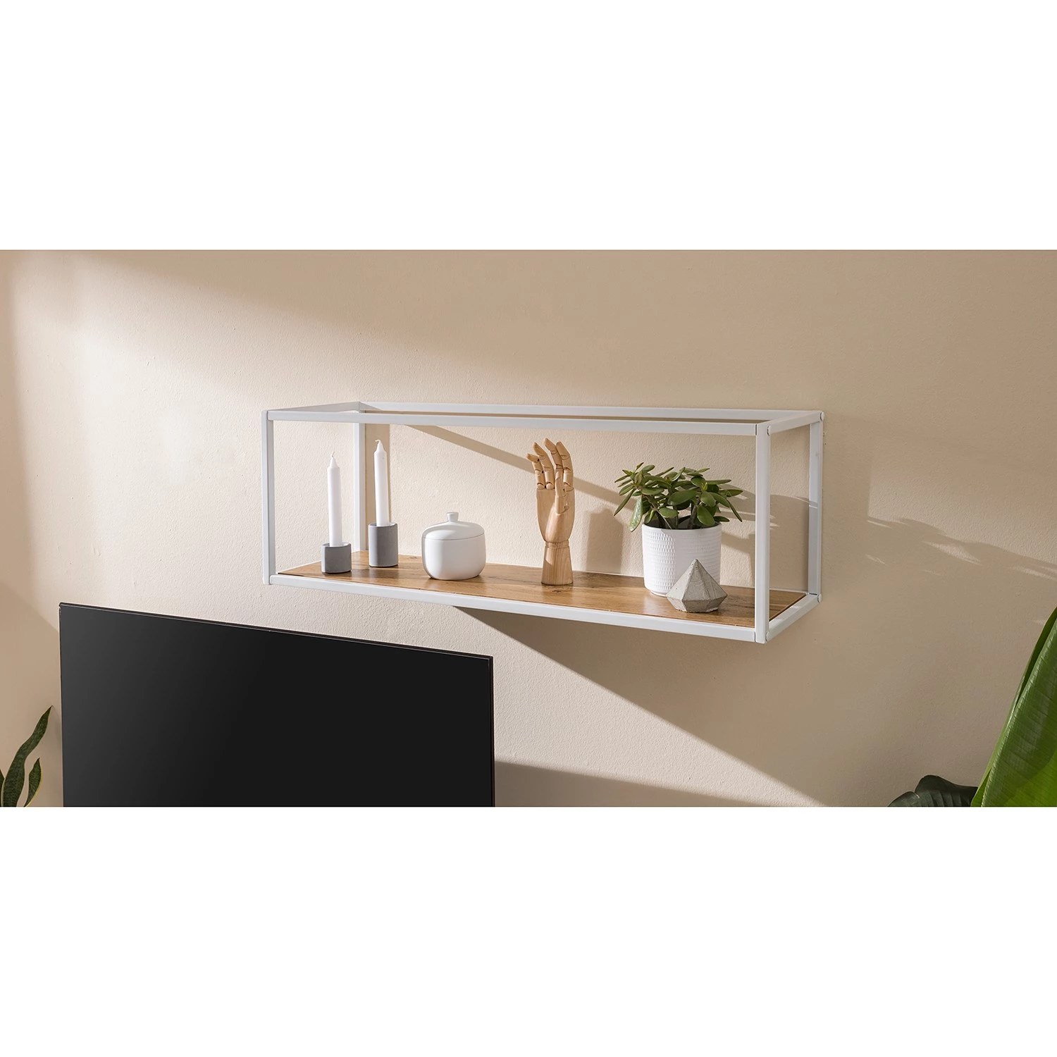 Fredriks Étagère murale Meon - Imitation chêne 4 Fredriks Étagère murale Meon - Imitation chêne – Image 2