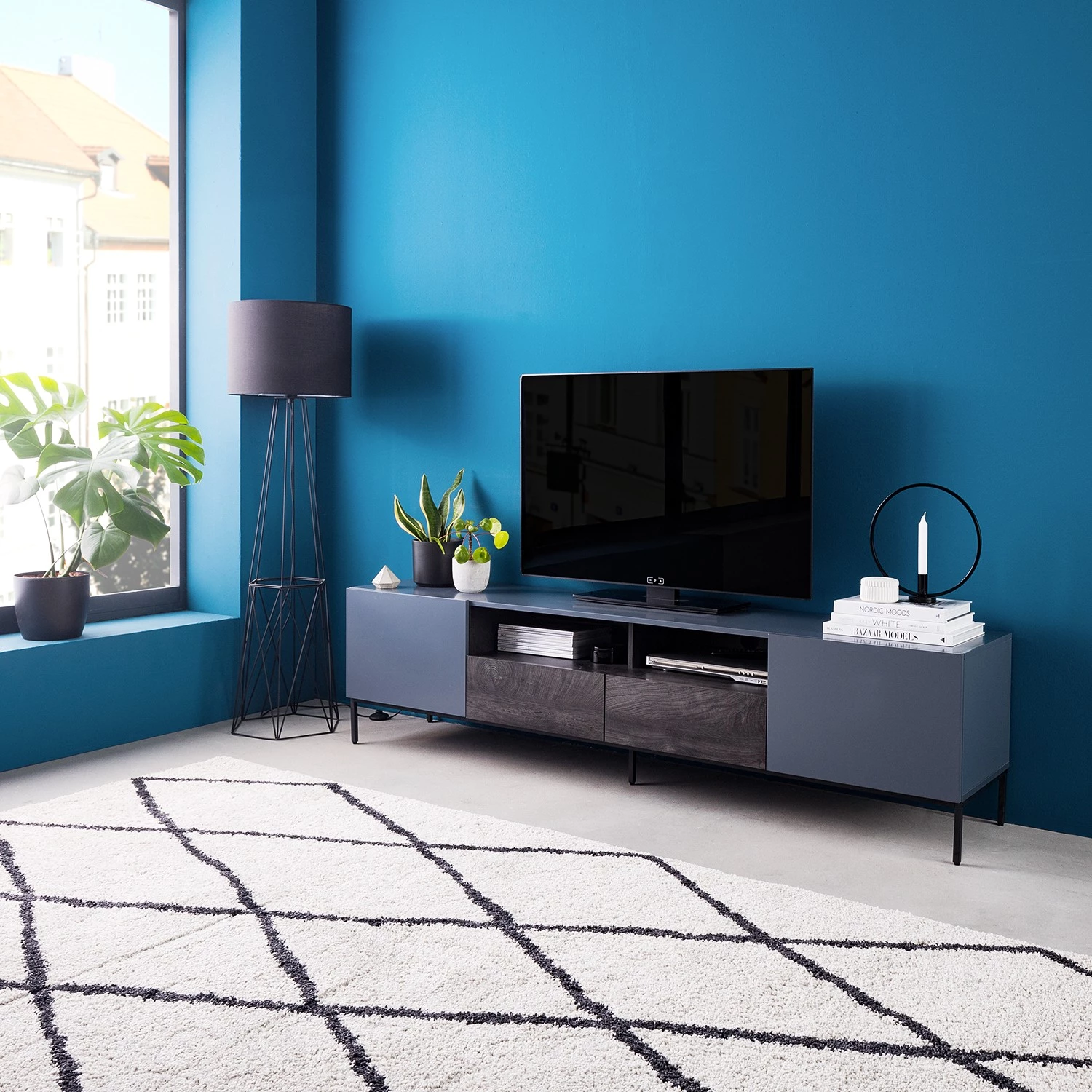 Fredriks Meuble TV Meon - Gris 4 Fredriks Meuble TV Meon - Gris – Image 2