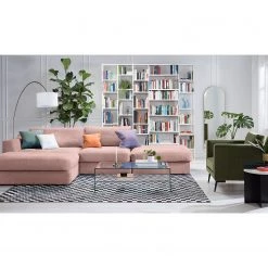 Fredriks Repose-pieds Dixwell I - Tissage à plat - Rose clair -Meubles de salon Soldes 1000202117 220114 065408000119 MOOD DETAILS P000000001000202117 mood