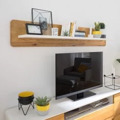 Mørteens Ensemble meubles TV Boge (2 éléments ) - Placage en chêne véritable - Chêne à nœuds / Blanc mat 21 Mørteens Ensemble meubles TV Boge (2 éléments ) - Placage en chêne véritable - Chêne à nœuds / Blanc mat -Meubles de salon Soldes 1000202254 200402 14475700008 DETAILS P000000001000202254